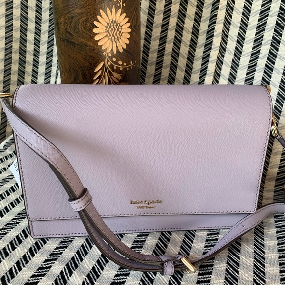 kate spade Handbags - Icy lavender Kate spade convertible crossbody